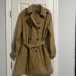 Abercrombie & Fitch Tan Trench Coat
